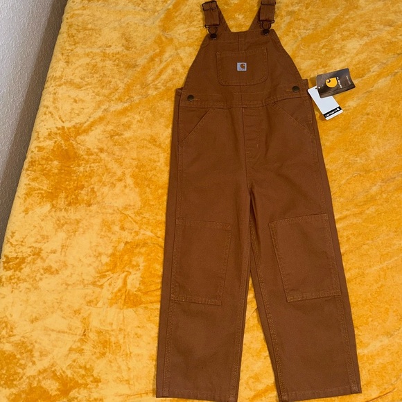 Carhartt Brown Workwear Overalls Durable Canvas - Picture 4 of 9